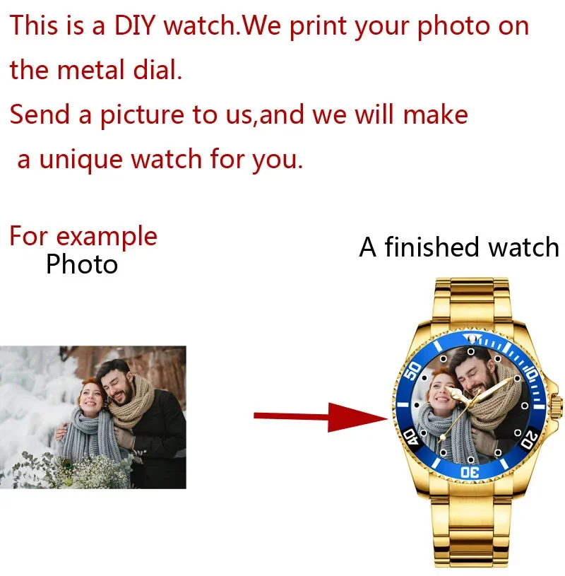 Customized Personal Photo Watch - Best Gift Idea Customized Personal Photo Watch - Best Gift Idea