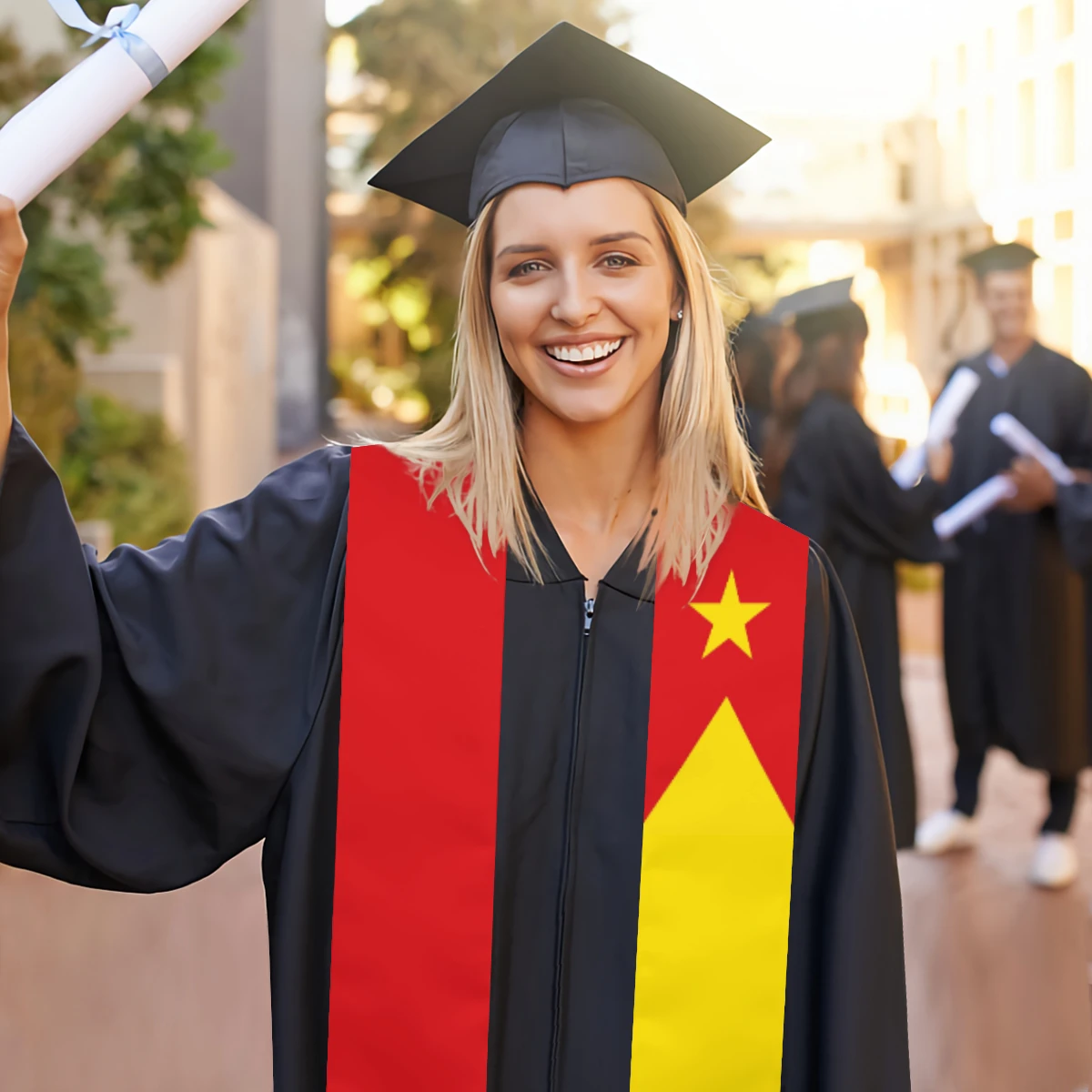 Tigray Flag Graduation Sash Honor Stole For Graduating Students Tigray Flag Graduation Sash Honor Stole For Graduating Students