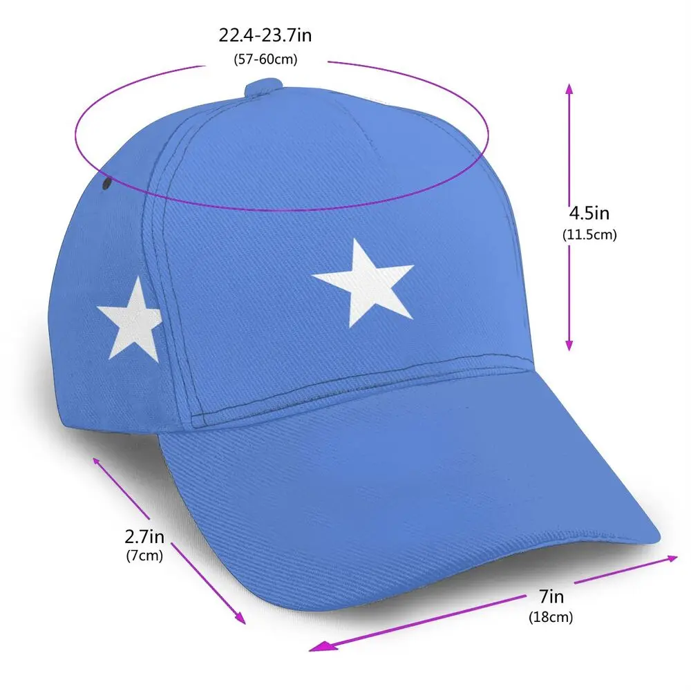 Somalia Flag Sport Baseball Hat Men Women Somalia Flag Sport Baseball Hat Men Women