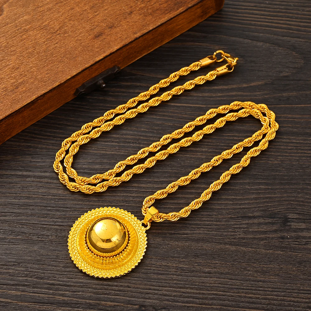 Habesha Luxury Gold Color Jewelry Sets