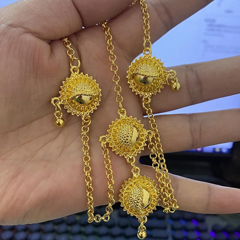 Habesha Gold Color Head Chain Jewelry Habesha Gold Color Head Chain Jewelry