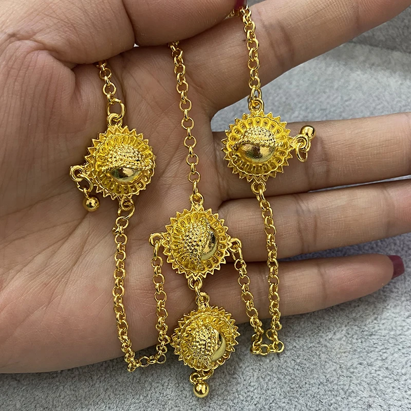 Habesha Gold Color Head Chain Jewelry Habesha Gold Color Head Chain Jewelry