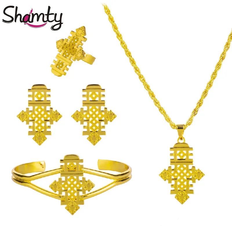 Habesha Jewelry Sets Coptic Crosses