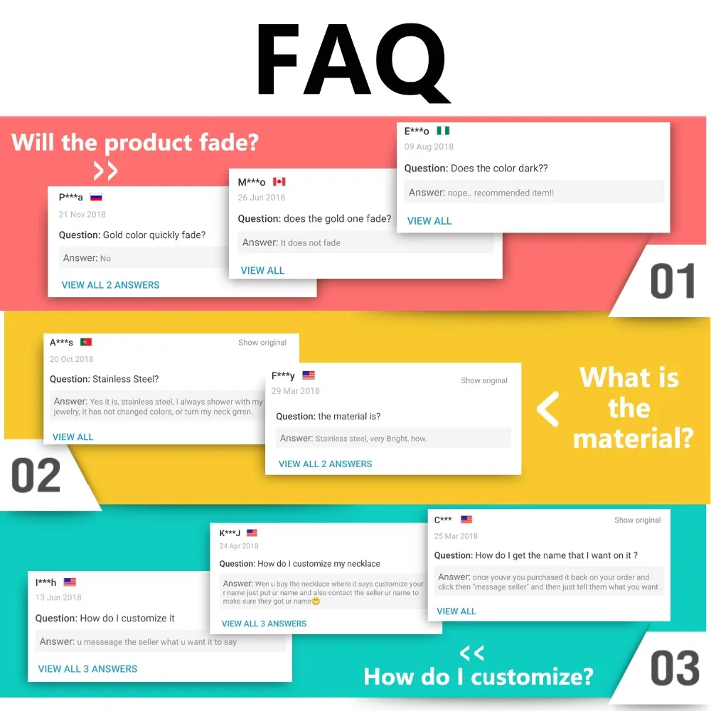 Habesha Custom Double Name Heart Necklace Stainless Steel