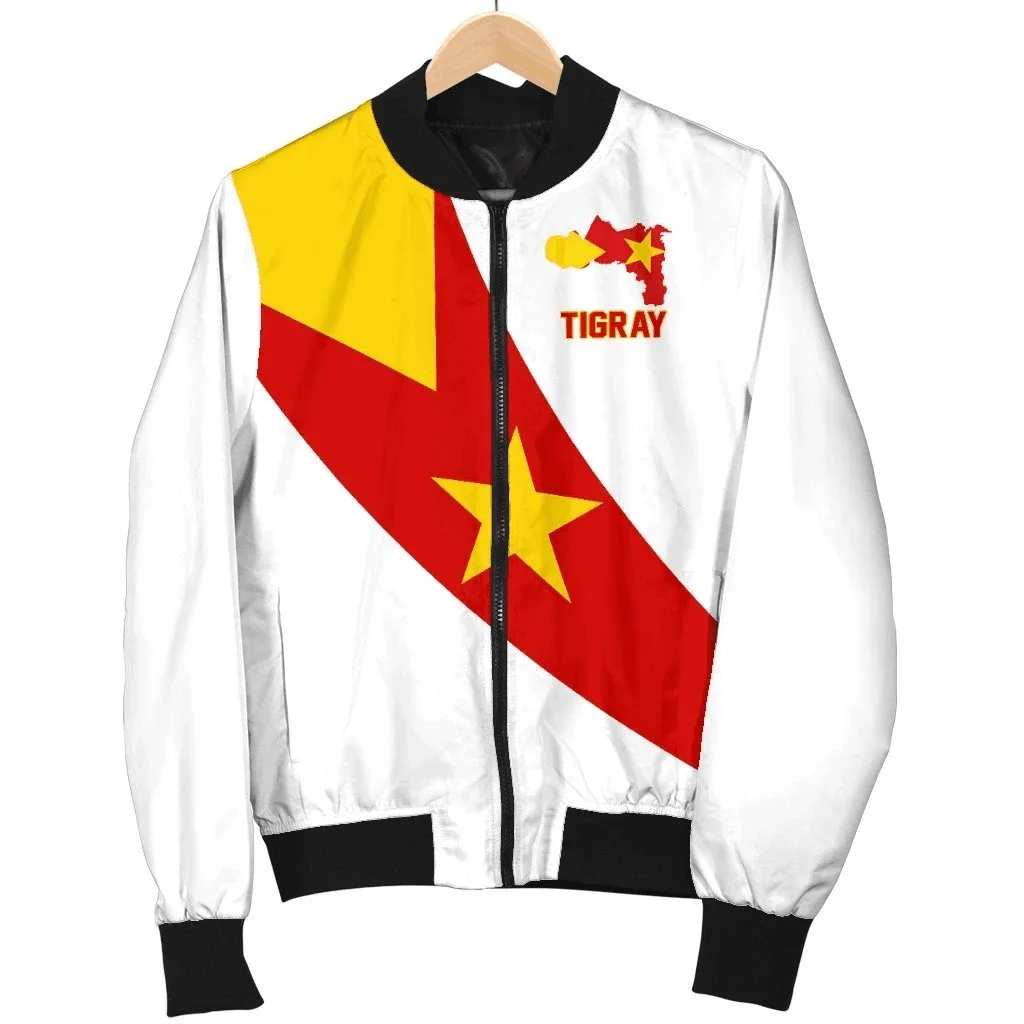 Tigray Men/Women Casual Sportswear Windbreaker Winter Bomber Jacket