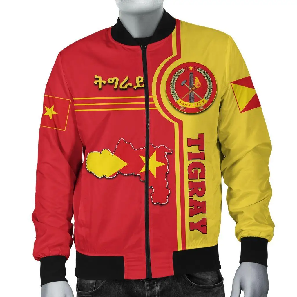 Tigray Men/Women Casual Sportswear Windbreaker Winter Bomber Jacket