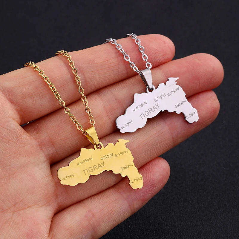 Tigray Necklace in Gold/Silver Color