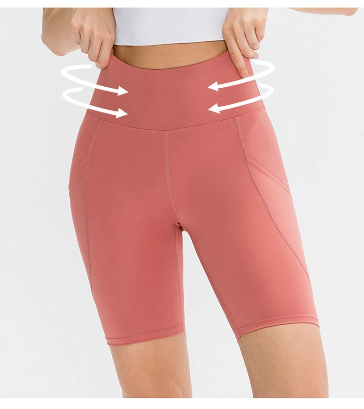 TIGRAY Quick Dry Running Tights With Pocket for Women