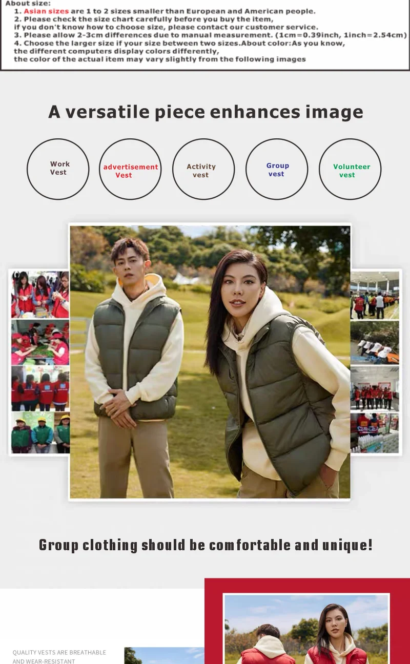 TIGRAY Men's Zipper Warm Vest TIGRAY Men's Zipper Warm Vest