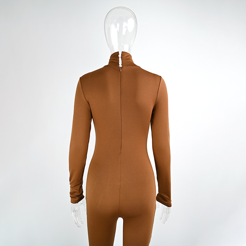 TIGRAY Long Sleeve Jumpsuit Tight